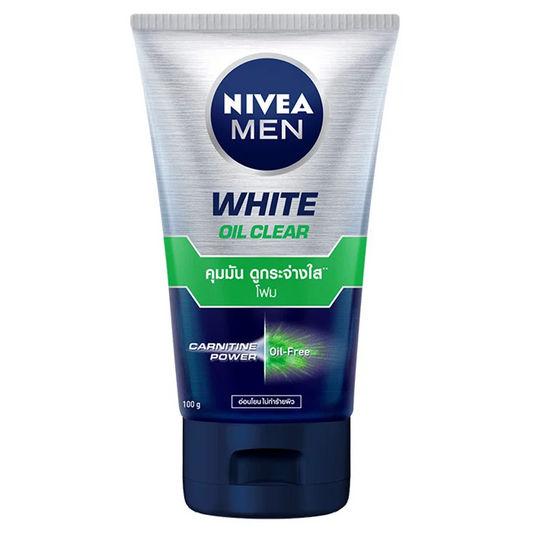 NIVEA Men White Oil Clear Oil Free foam 100g