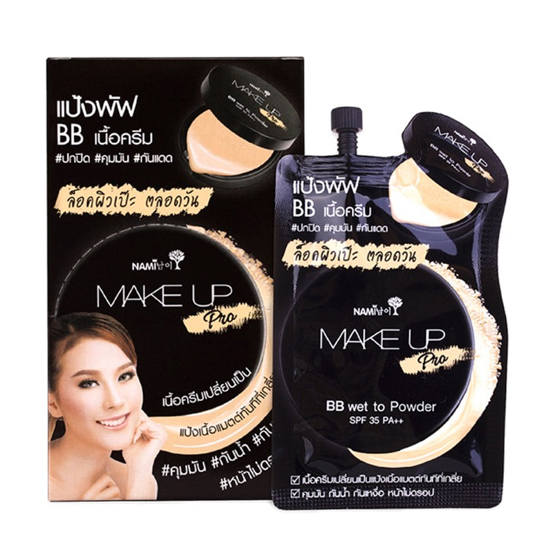 Nami Make Up Pro BB Wet To Powder 7g pack6