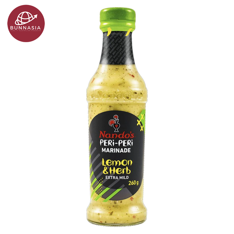 Nando's Marinade Peri Peri Lemon &amp; Herb Extra Mild 260g 