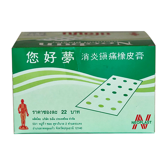 Neobun Menthol Pain Relief Plaster boxes 200 ແຜ່ນ