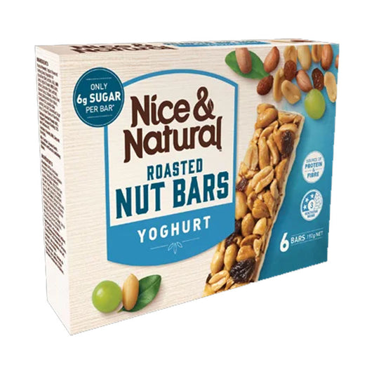 Nice & Natural Nut Bars Yoghurt (6pk) 192g