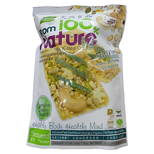 Nuture Mate Seaweed Crispy Cereal Cracker 70g