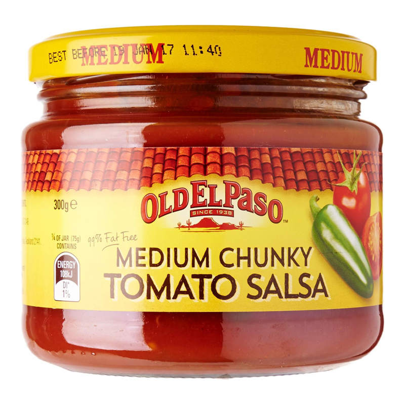 OLD EL PASO CHUNKY SALSA MEDUIM 300G