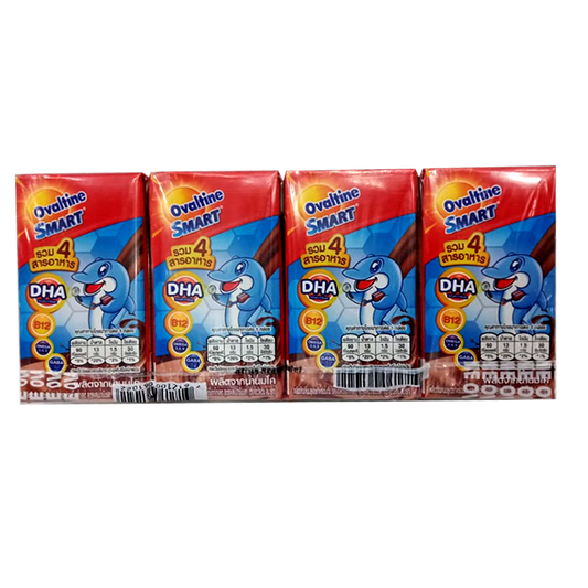 Ovaltine Smart UHT Milk Chocolate Malt 110ml Pack of 4 boxes