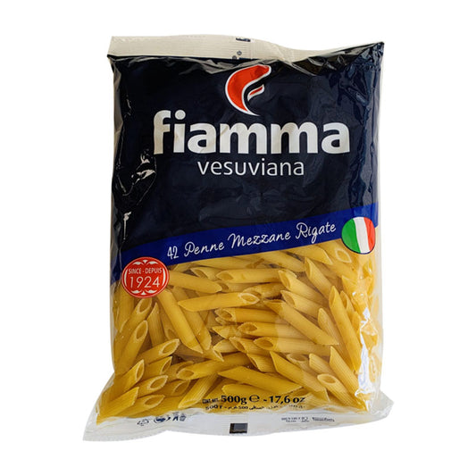 Fiamma vesuviana Penne mezzane rigate No. 42 500g