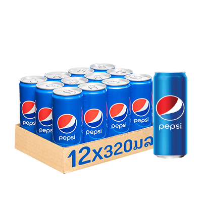 Pepsi Can 320ml Shrink film 12 can