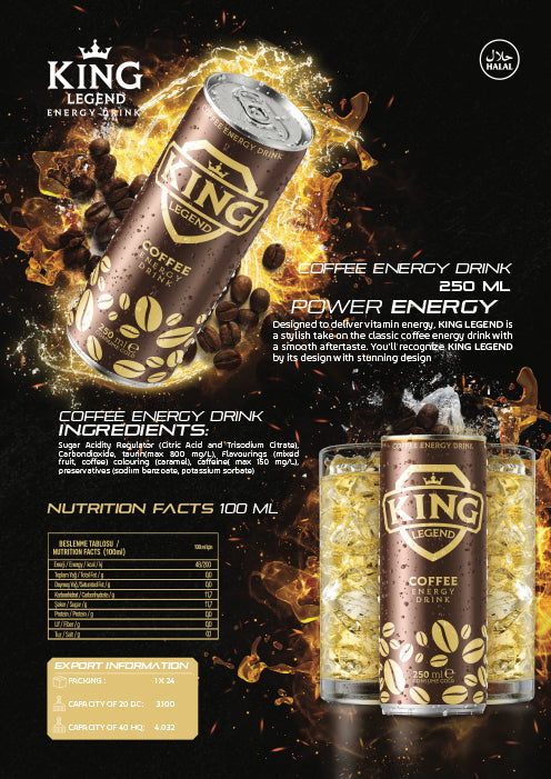 King Legend Coffee Engery Drink 250ml