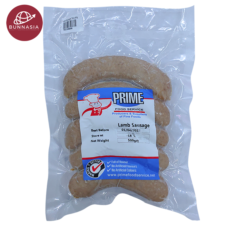 Prime Lamb Sausage Pack 400g