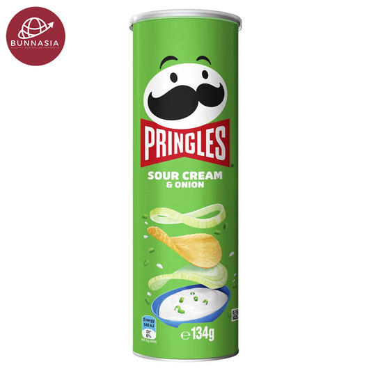 Pringles Potato Chips Sour Cream & Onion Flavour 134g