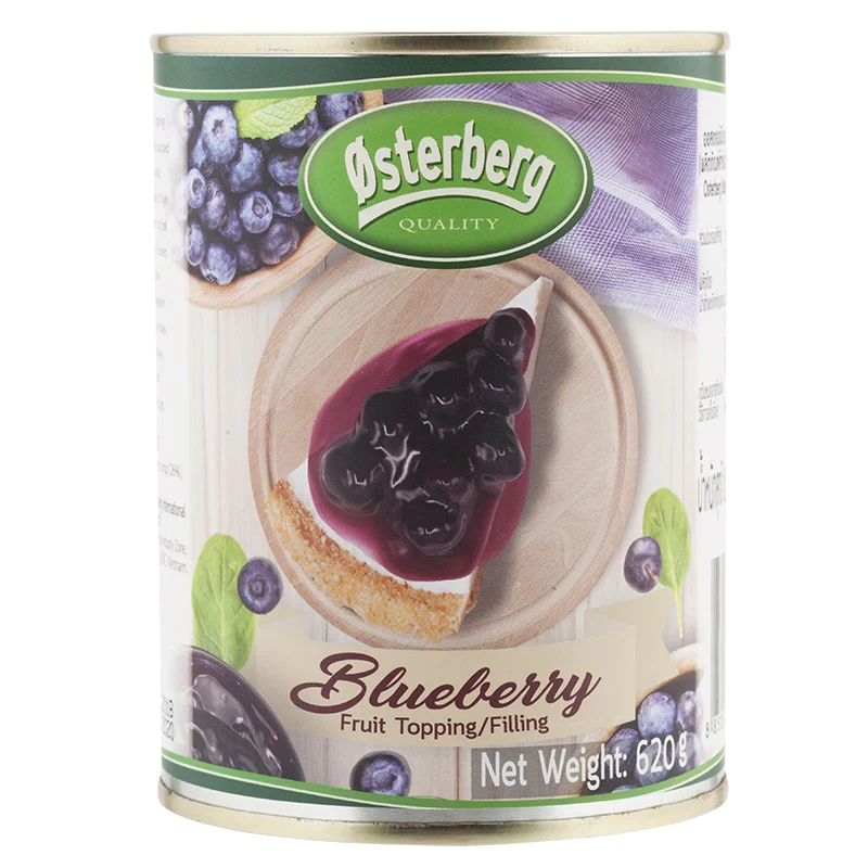 Qsterberg Quality Blueberry Fruit Topping Filing 620g