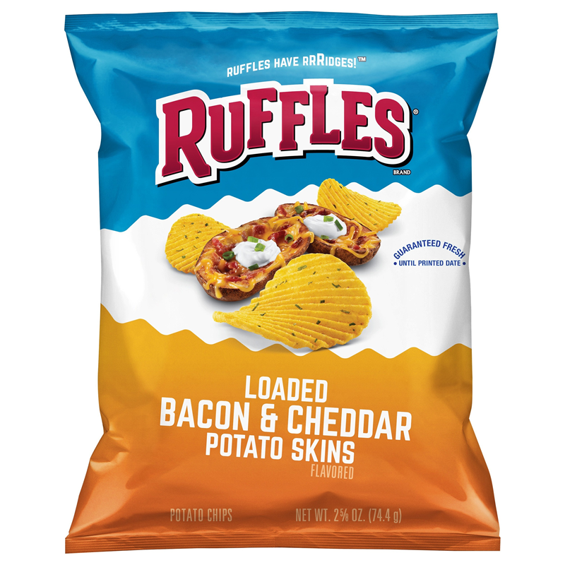 RUFFLES Loaded bacon &amp; Cheddar 10 OZ