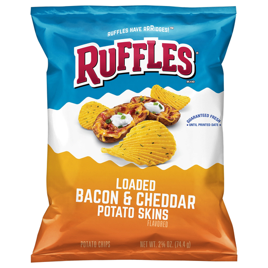 RUFFLES	LOADED BACON & CHEDDAR 10 OZ