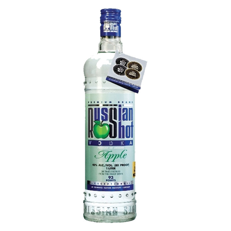 RUSSIAN SHOT  APPLE VODKA  1L