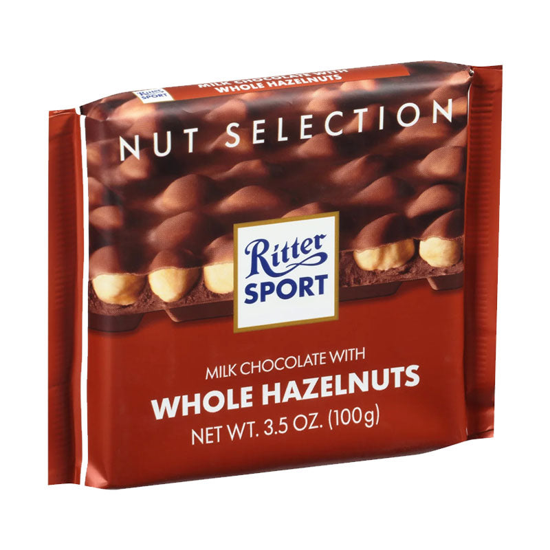 Ritter Sport Whole Hazelnuts Chocolate 100g