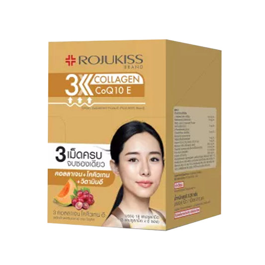 Rojukiss 3 Collagen CoQ10 E 3Tablets x 6Saches