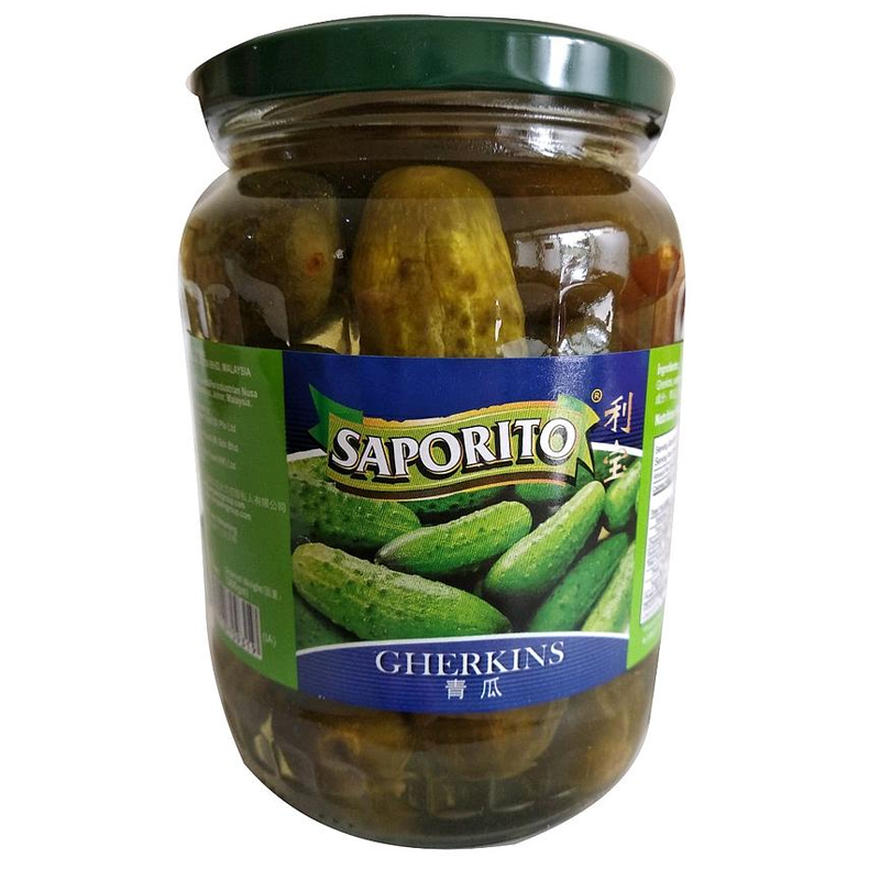 SAPORITO BABY GHERKINS 680g