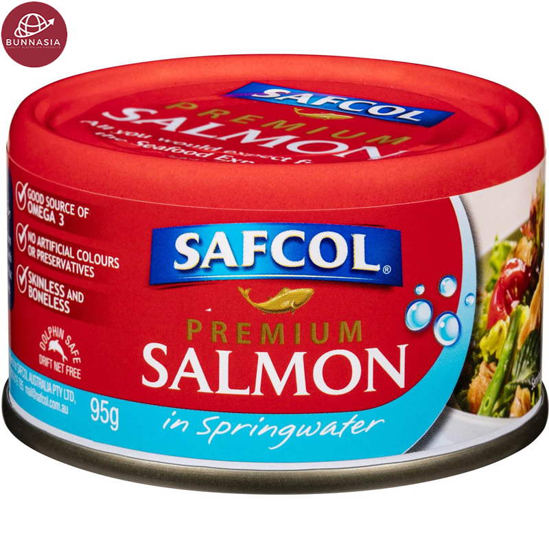 Safcol Salmon Spring Water 95g