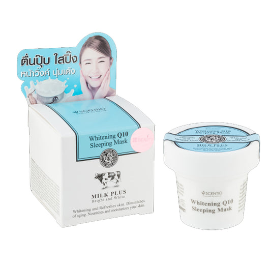 Scentio Milk Plus Whitening Q10 Sleeping Mask 45g