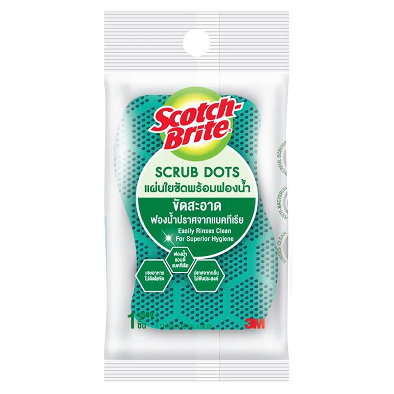 Scotch Brite Scrub Dots ( Green )