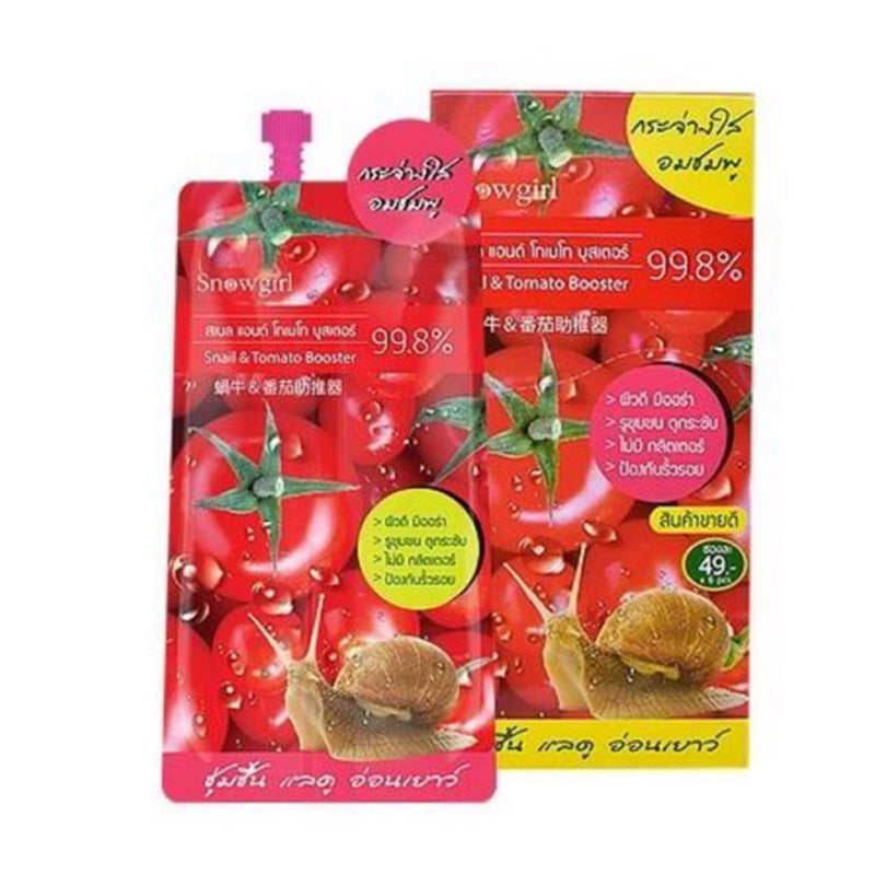 Snowgirl Snail &amp; Tomato Booster 15g ຊອງ6