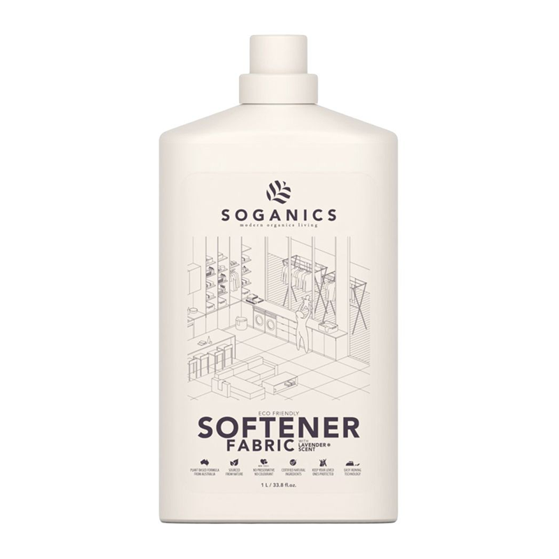 Soganics Softener Fabric Refill 1L