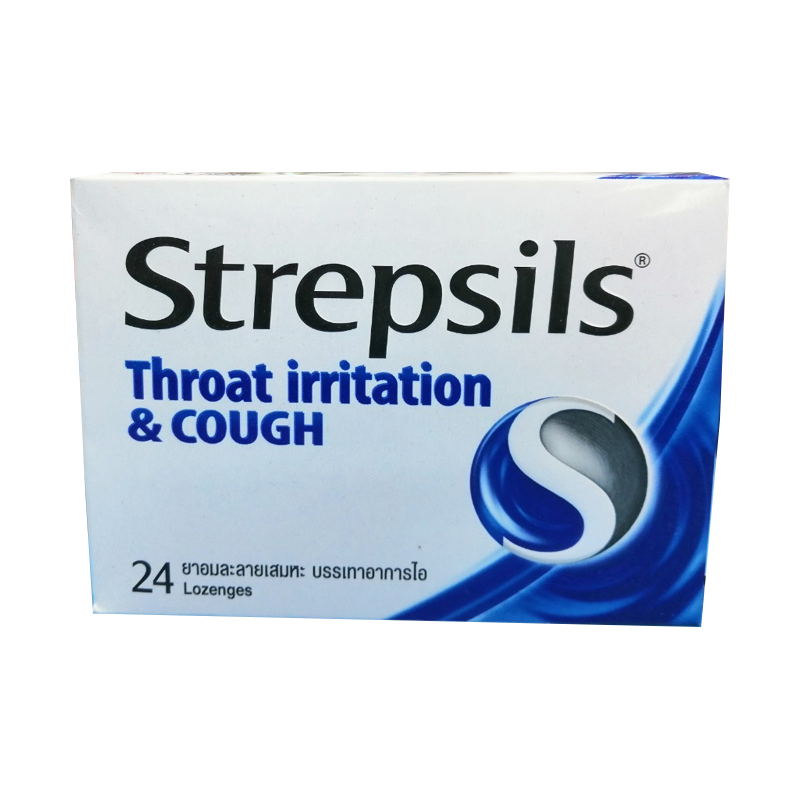 Strepsils Throat Irritation & Cough Relieve Sore Throat  24Tablets