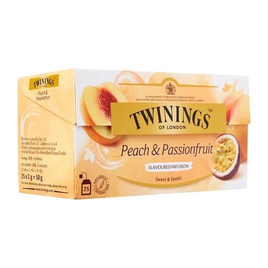 TWINNINGS ຊາໝາກໜອດ PEACH PASSION FRUIT 50ກຮາມ