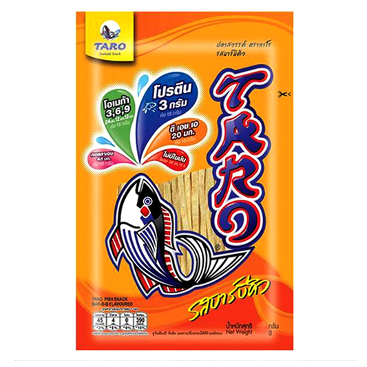 Taro Fish Snack BBQ Flavoured Size 20g