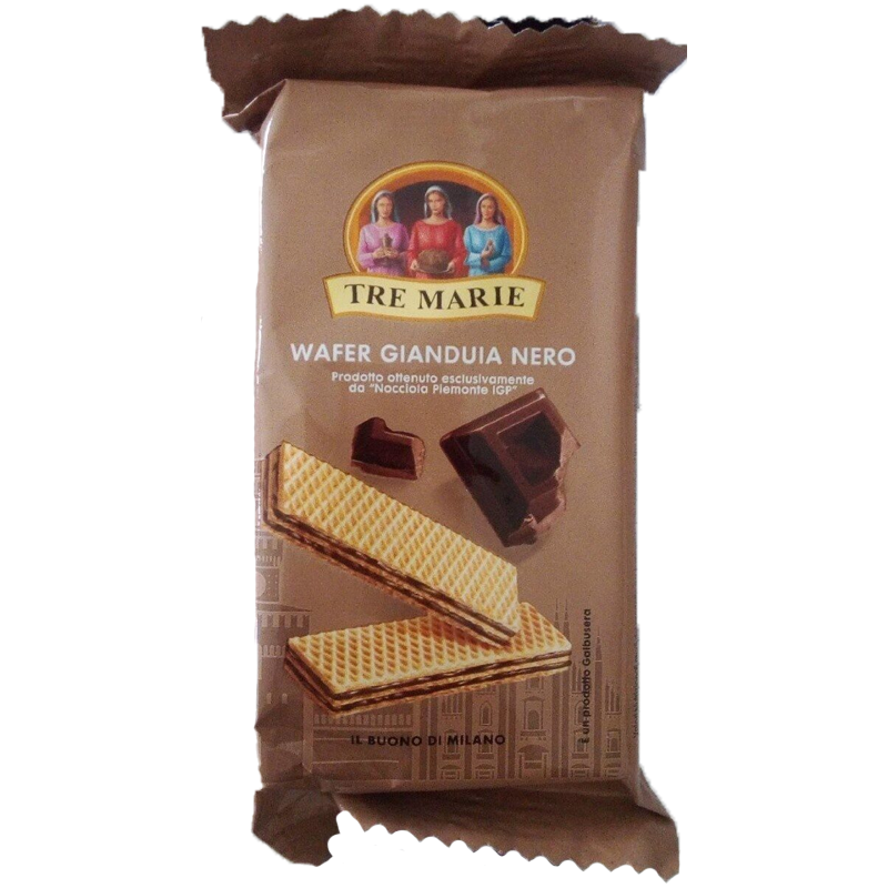 Tre Marie Wafer Gianduia Nero 45g