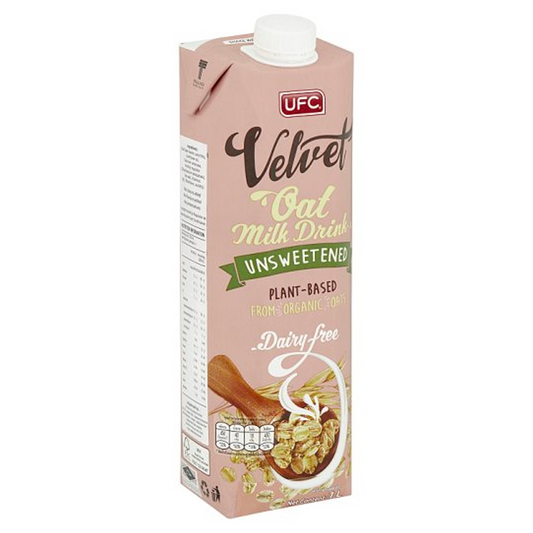 UFC Velvet Unsweetened Oat Milk 1000ml