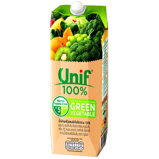 Unif 100% Mixed Vegetable and Fruit Juice with Green Vegetable Size 1L