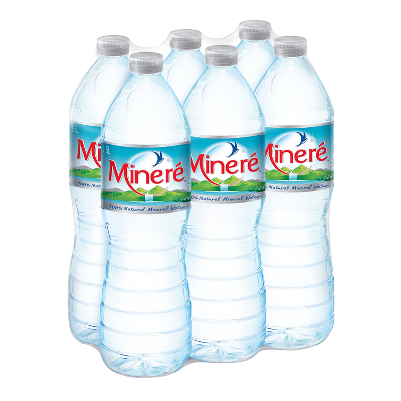 Minere Mineral Water 1.5L Pack 6pcs