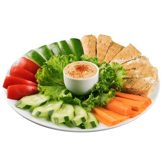 VEGGIE HUMMUS PLATE