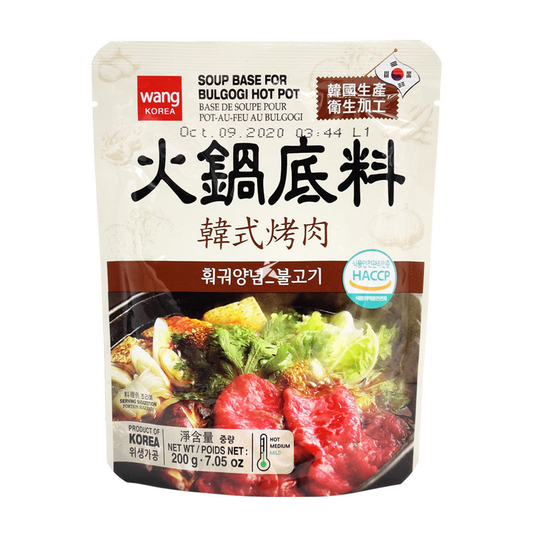 Wang Korea Soup Base For Bulgogi Hot Pot 200g