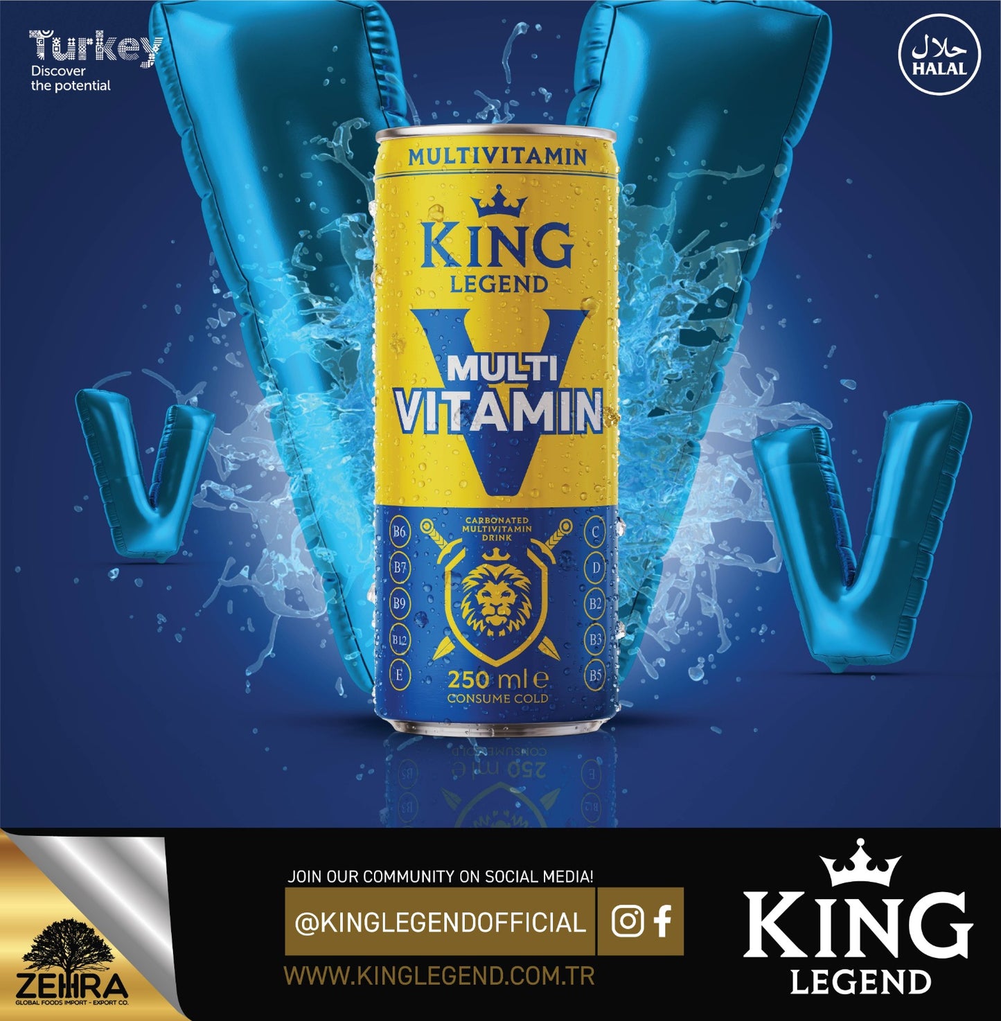 King Legend Multi Vitamin Engery Drink 250ml