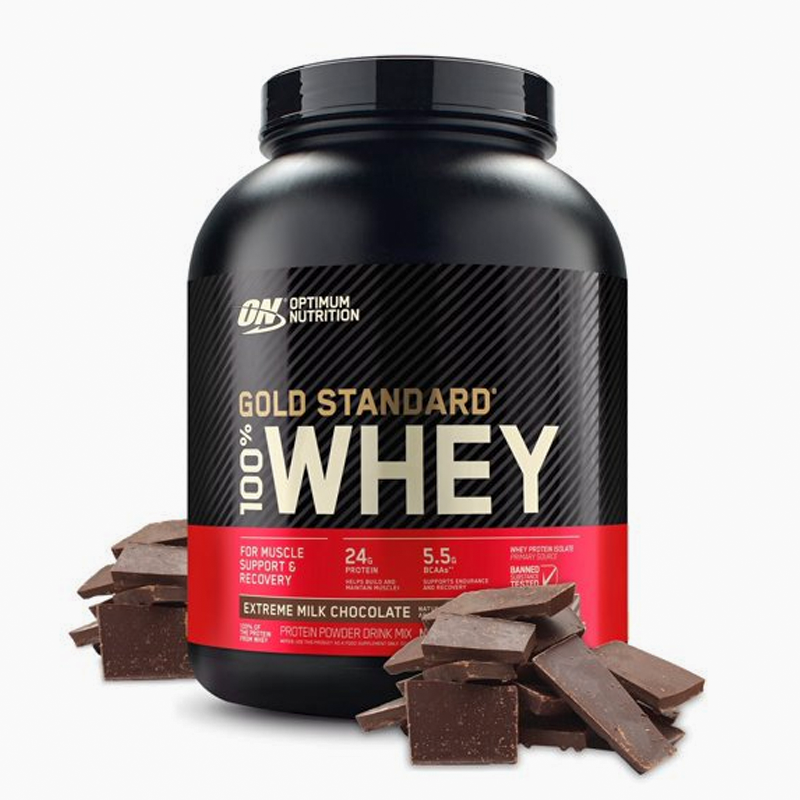 ON Optimum Nutrition Gold Standard 100% Whey Protein Powder, Size 2.27kg