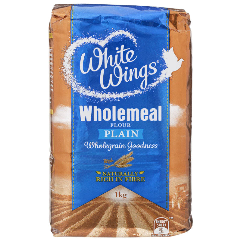 White Wings Wholemeal Plant Flour 1kg