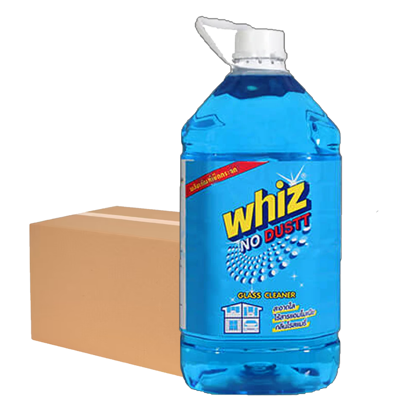 Whiz No Dust Glass Cleaner Size 5.2L Box of 4Bottle