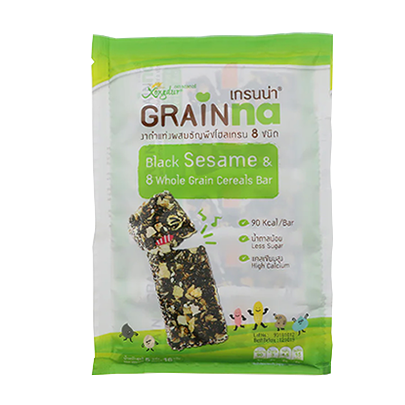 Xongdur Grainna Black Sesame &amp; 8Whole Grain Careals Bar 16g