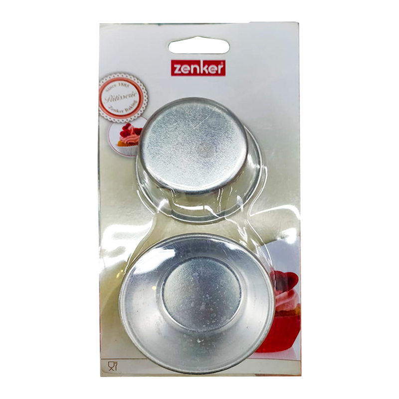 Zenker Muffin Cups Stainless Pack 4 pcs