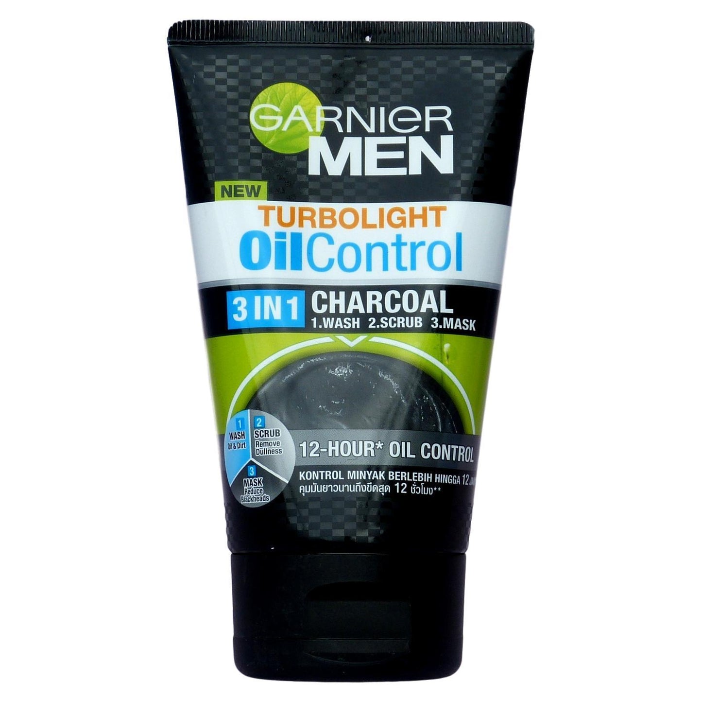 Garnier Men Turbolight Oil Control 3in1 Charcoal 12-Hour 100g