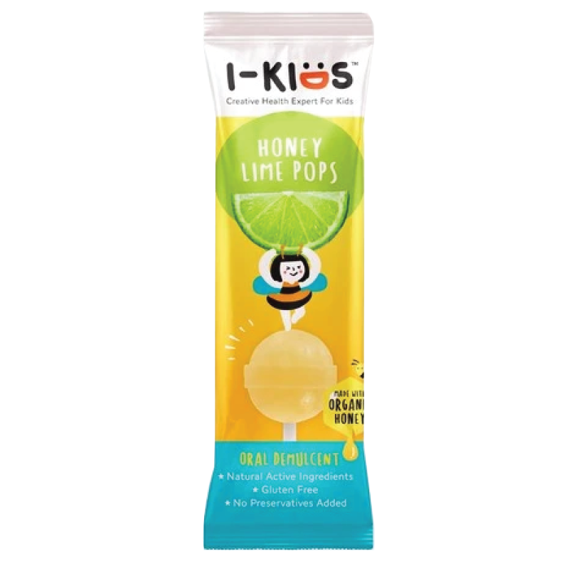 I-Kids Honey Lime Pops ເຂົ້າຫນົມຫວານໝາກນາວ