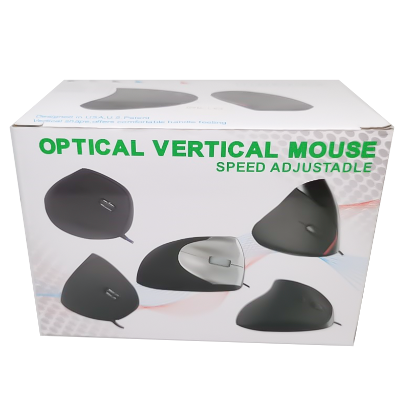 Optical Vertical Mouse Speed Adjustadle