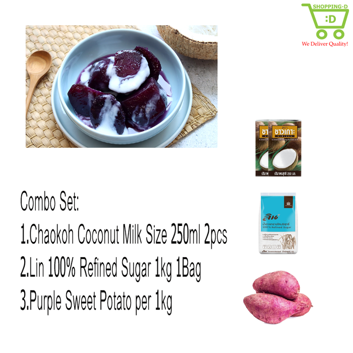 Combo purple sweet potato