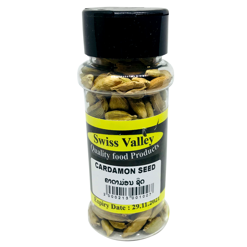 SWISS VALLEY CARDAMON SEED 50GM