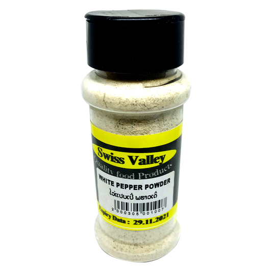 SWISS VALLEY WHITE PEPPER POWDER 50GM